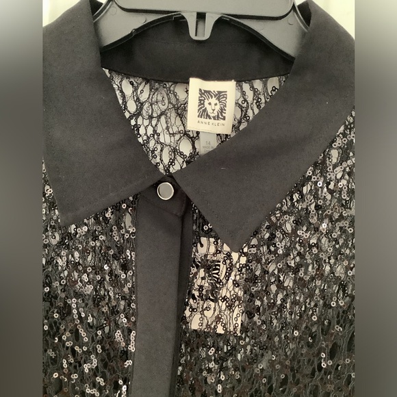 🆕 Women's Button-Front A-Line Sequin Lace Dress. - Picture 9 of 17